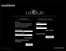 Tablet Screenshot of club-fujifilm-pro.fr